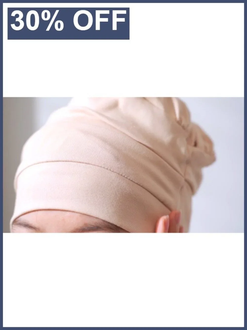 4 Pack Satin Lined Sleeping Bonnets for Women Cotton Spandex Hair Care